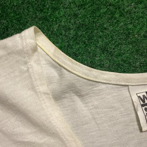 Vintage 80s Wildwood Productions Starry Rockfish Painting T-Shirt White Medium - Picture 5 of 7